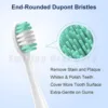 For Aquasonic Replacement Toothbrush Heads For Black Series/Series Pro/ Vibe Series Electric Toothbrush Unisex Nozzle With Cover 4