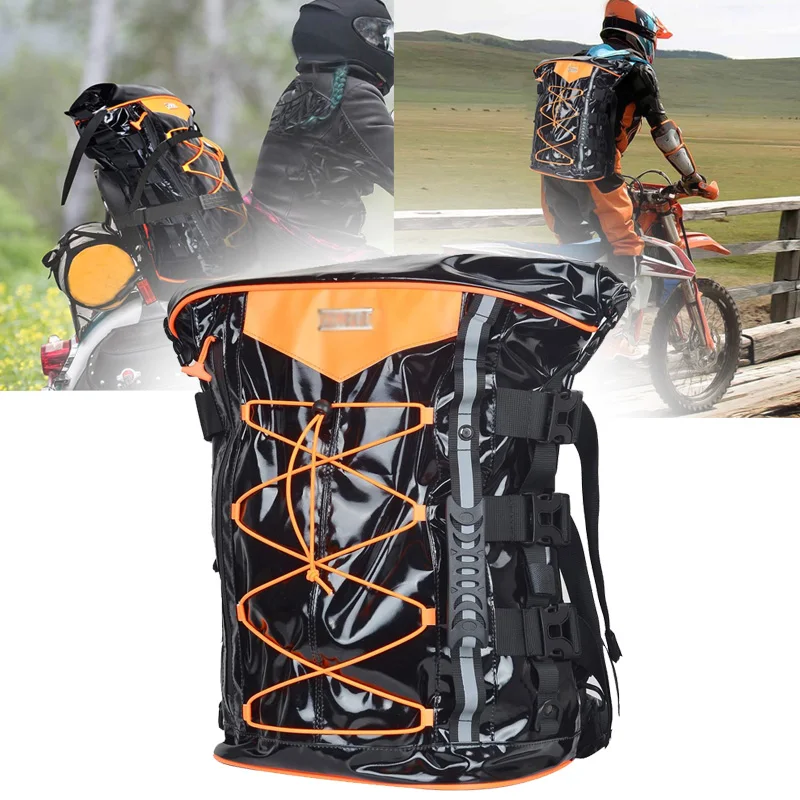 BORLENI Motorcycle Dry Bag Waterproof Motorcycle Luggage Bag Motorcycle  Duffel Bag for Skiing Travel Hiking Camping Boating Riding Fishing  (Black,60L) : Sports & Outdoors 