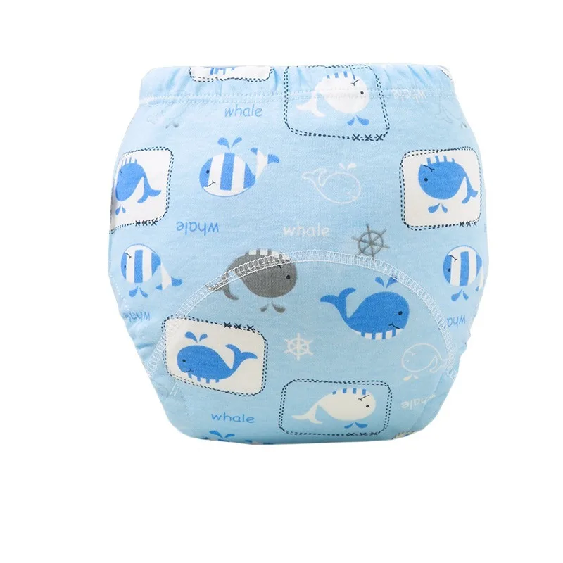 Baby Cotton Waterproof Training Pants 6 Layers Potty Cloth Diaper Reusable Washable Cotton Cleanliness  Ecological Diapers