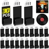 30/6PCS Acrylic Record Display Stand Wall Mount Clear Vinyl Records Floating Shelves Multipurpose LP Record Album Storage Rack 1