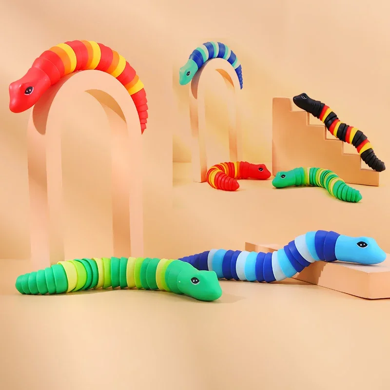 Stress Reliever Toys  Fidget Toys Children Adult Slug Puzzle Peristalsis Funny Lobster Anti Stress Squishy Toy 2024 Hot Sale 6