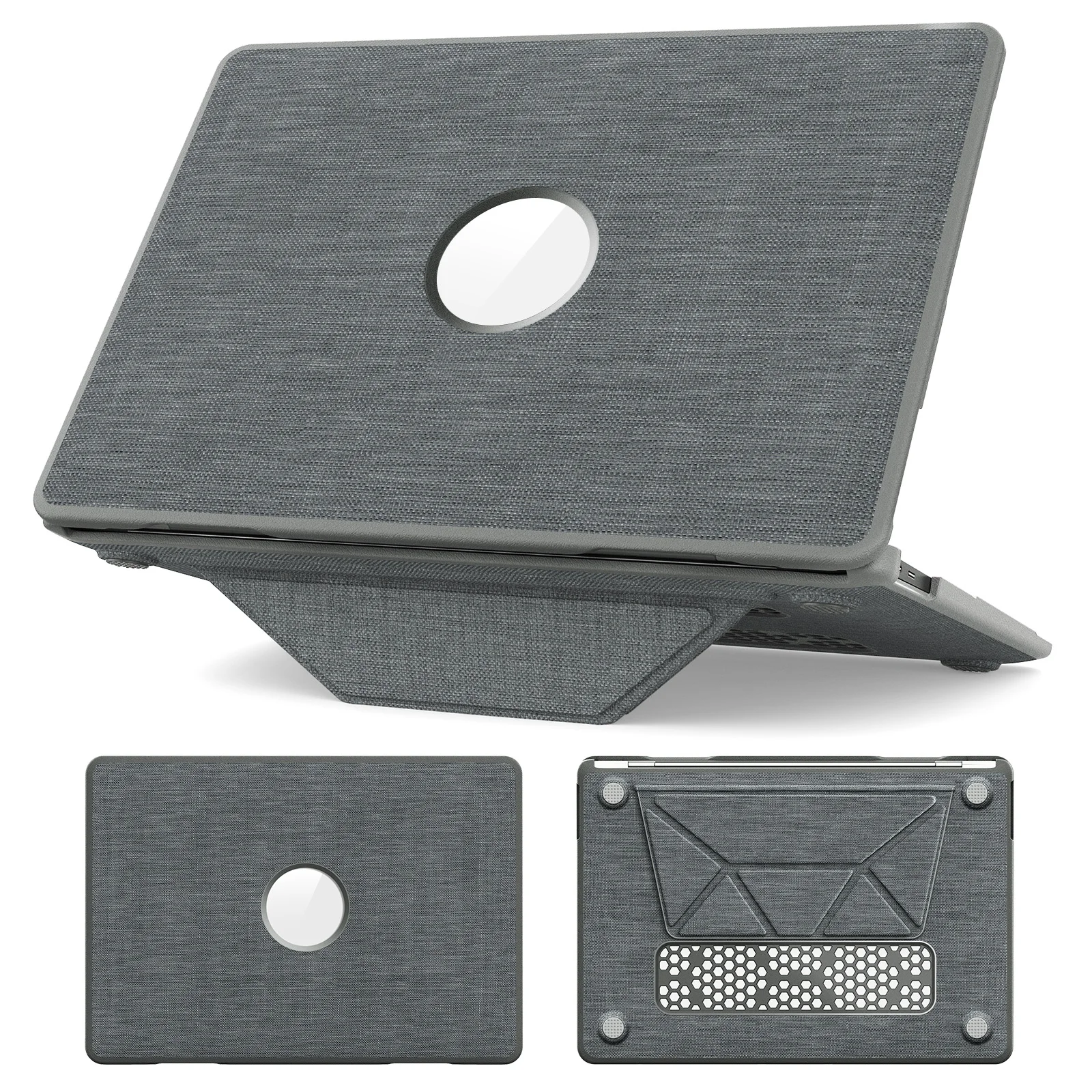 2024 Protective Laptop Case with Stand and Bottom Cover