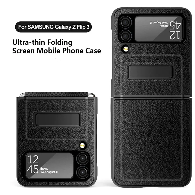 

Кожаный чехол-книжка с подставкой для Samsung Galaxy Z Flip 3