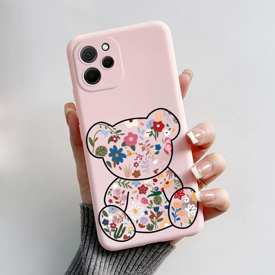 Cute Bear Cartoon Frog Shockproof Back Cover