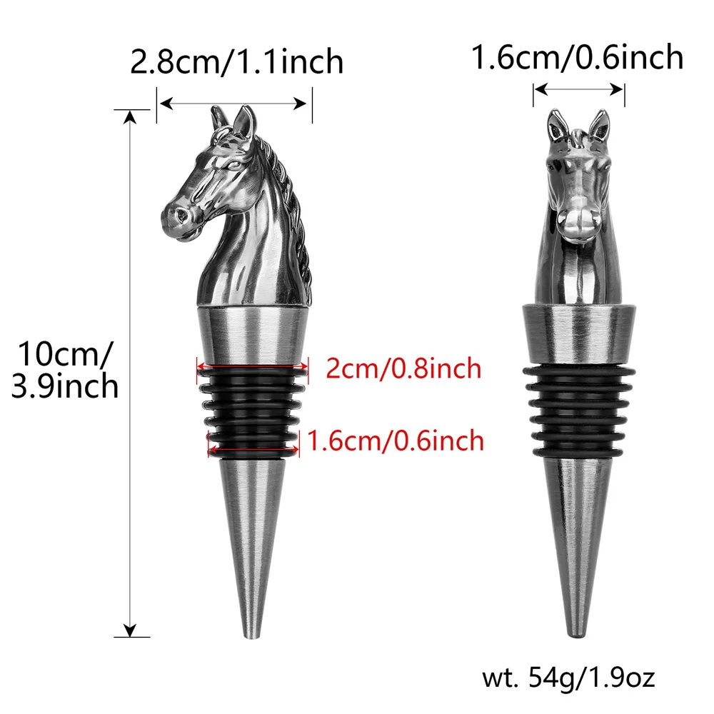 Tappi Per Vino In Silicone Riutilizzabili - Set Da 8 Colorati Per