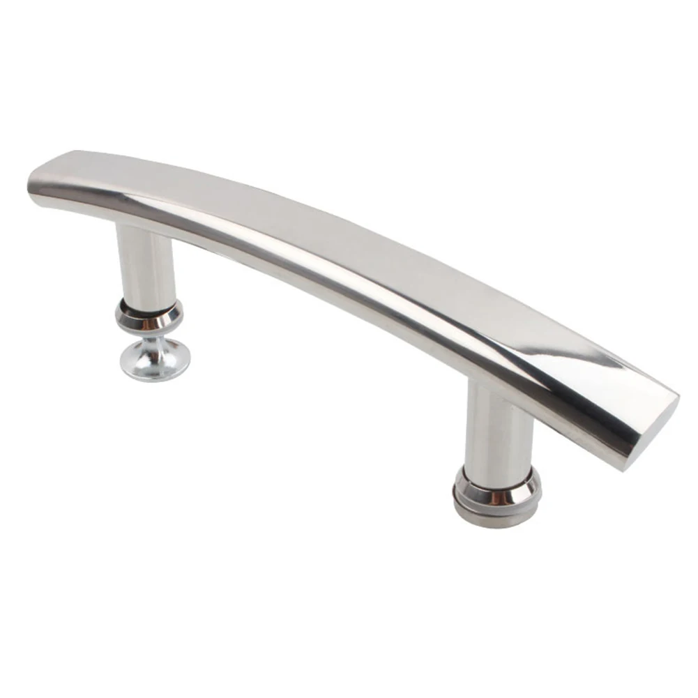 1pc Stainless Steel Door Handles Shower Door Pull Knobs Shower Room Glass Sliding Door Handle Handrail Home Door Hardware