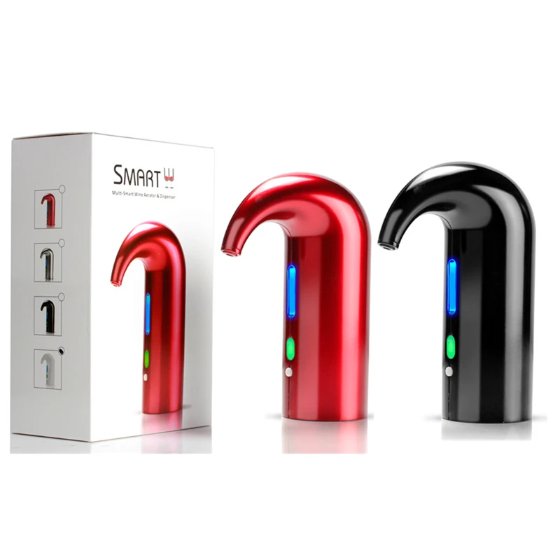 USB Rechargeable Electric Wine Aerator Decanter Bar Accessories Automatic Wine Dispenser Pourer Storage Bag Party Supplies Wine Aerator Pourer Wine Aerator Decanter