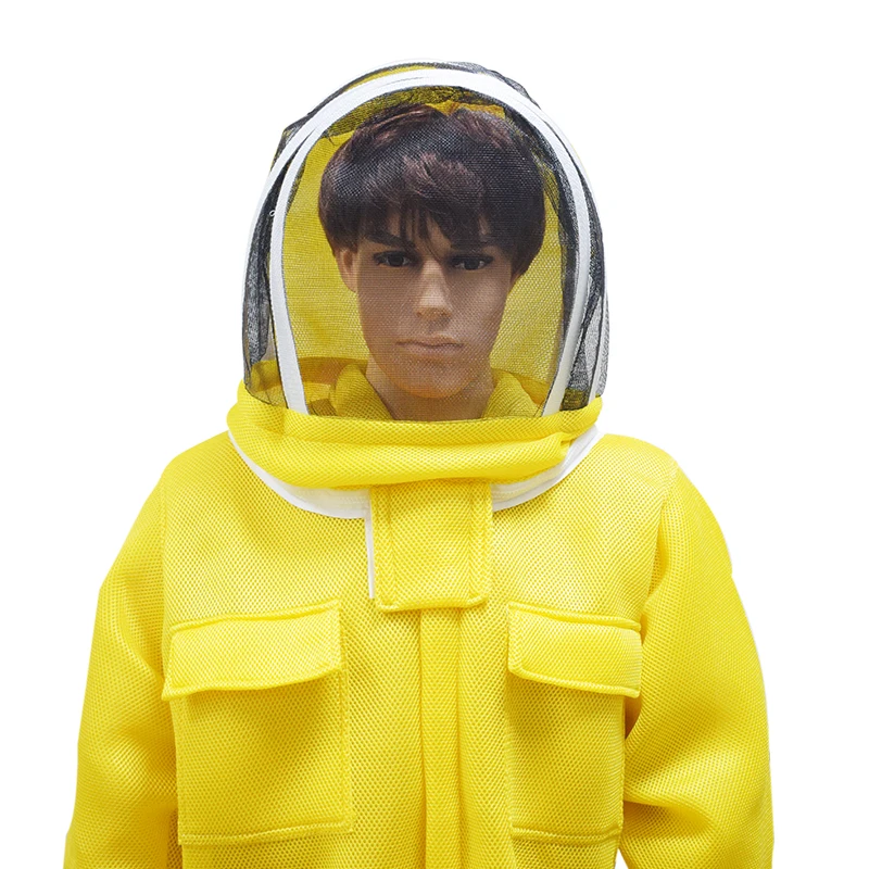 Professional Beekeeping Anti Bee Suit 3D Air Cotton Fabric Protective Clothing Bee Suit Removable Hat Ventilated