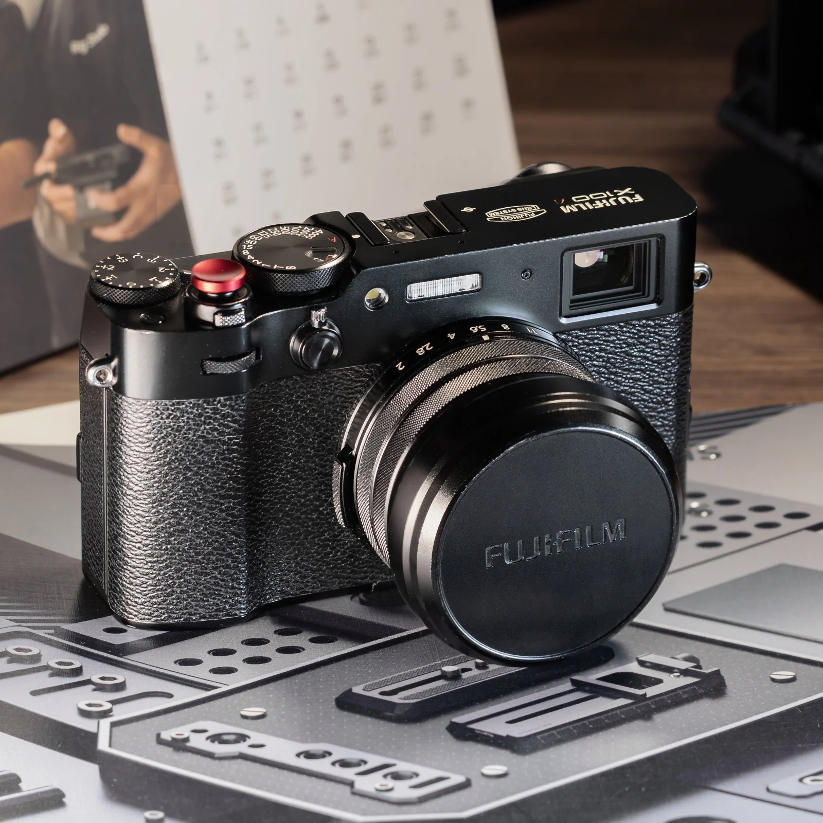 SmallRig X100VI / X100V Blendenblende für FUJIFILM X100VI / X100V Verhindert Blendung mit Adapterring Aufbewahrungstasche Schwarz/Silber 5848 – Detail 8
