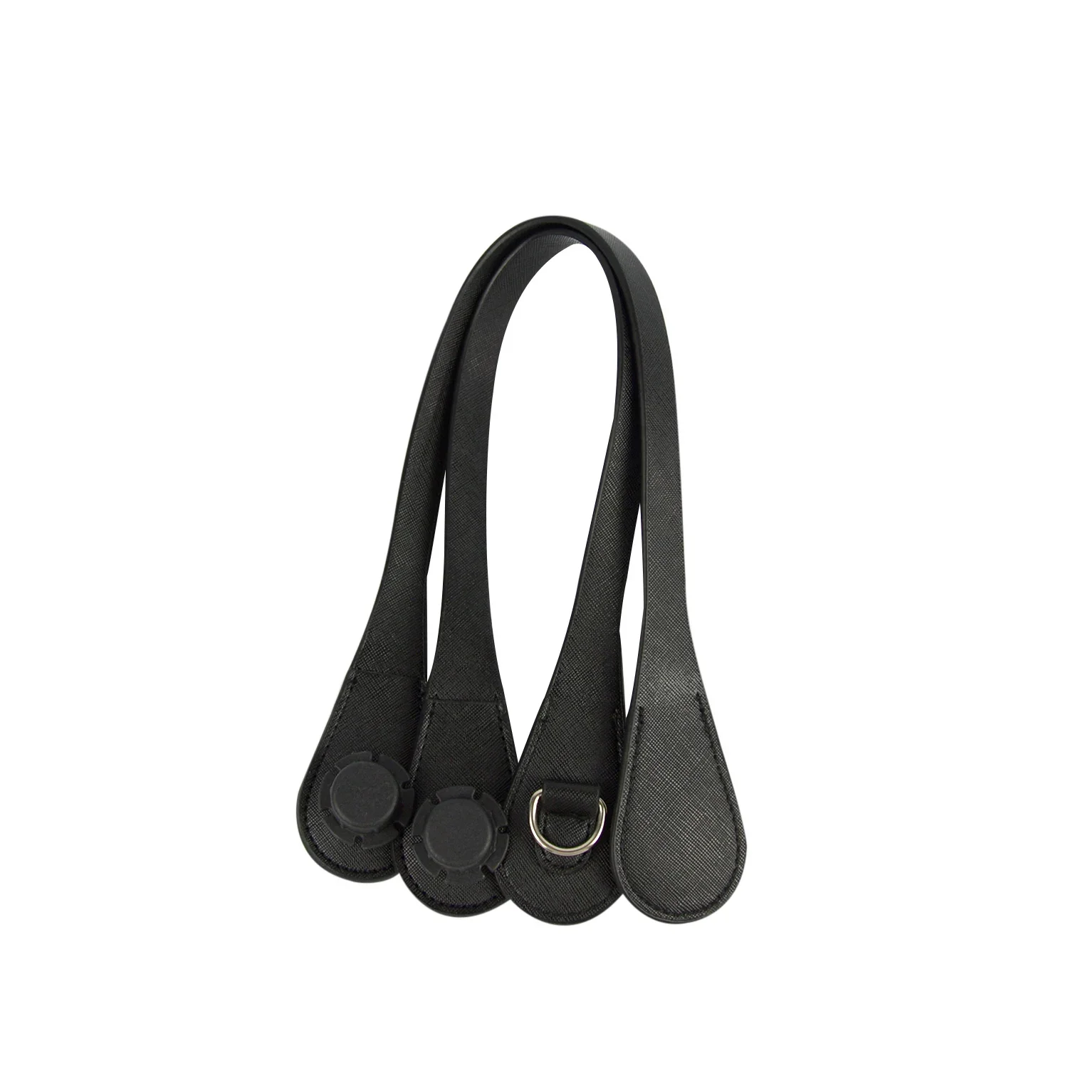 Manico In Corda Per Borsa Obag - Mini Handle Con Inserti In Tela Impermeabile, Khaki O Nero - Foto 9
