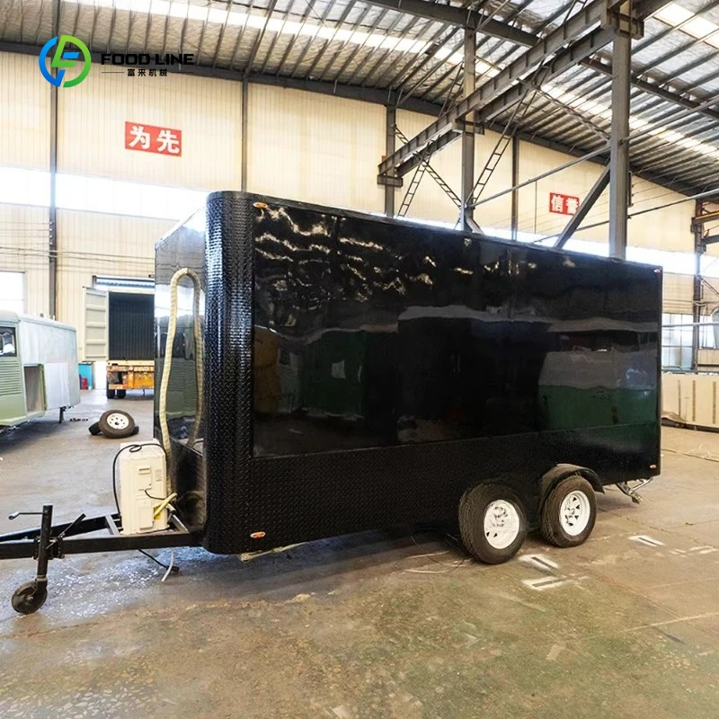 Carrello per il gelato Carrello per alimenti Forniture per hotel Prodotti per ristoranti Rimorchio da palcoscenico mobile Rimorchio per alimenti Attrezzatura per la ristorazione - immagine 5