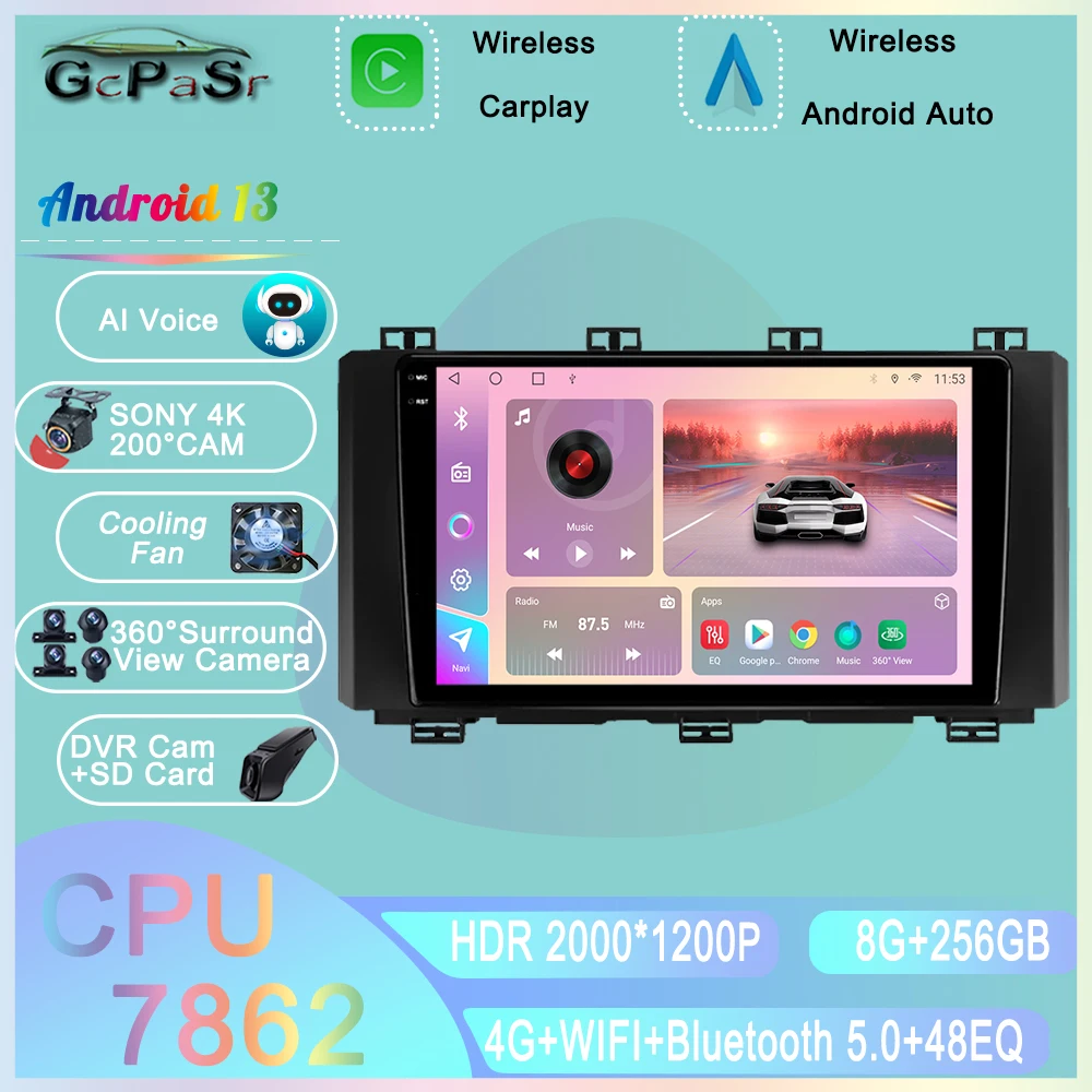 

Автомобильный радиоприемник для SEAT Ateca Cupra 2016-2021, мультимедийный видеоплеер для Carplay 5G, Wi-Fi, навигатор GPS, Android, 2din, 2 din, dvd