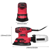 Detail Sanding Machine 13,000 OPM Compact Electric Sander with Dust Collector 220W Power Sander Woodworking Tools for Wood 2