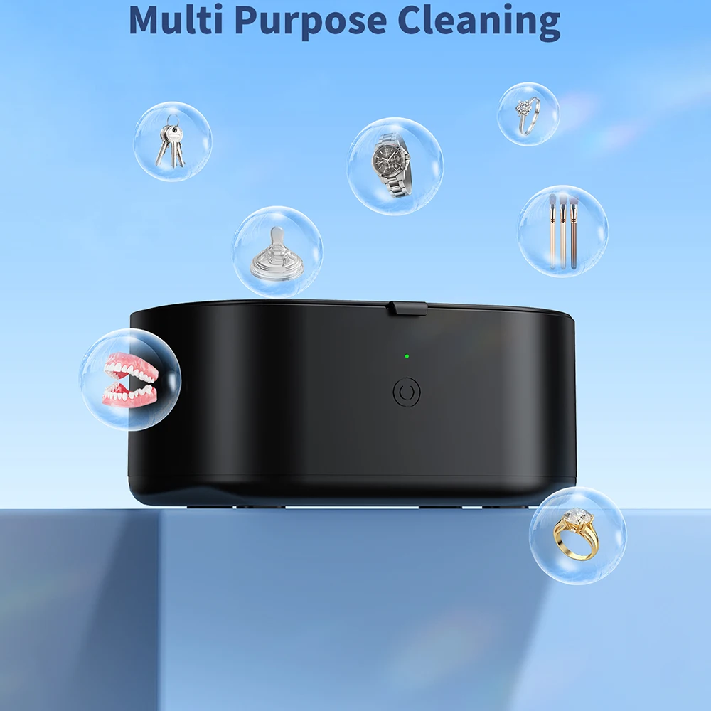 KUNPHY 600ml Ultrasonic Cleaner Wave Cleaning Jewellery Polishing Machine For Glasses Watches Razors Denture Ultrasound Sonic 4