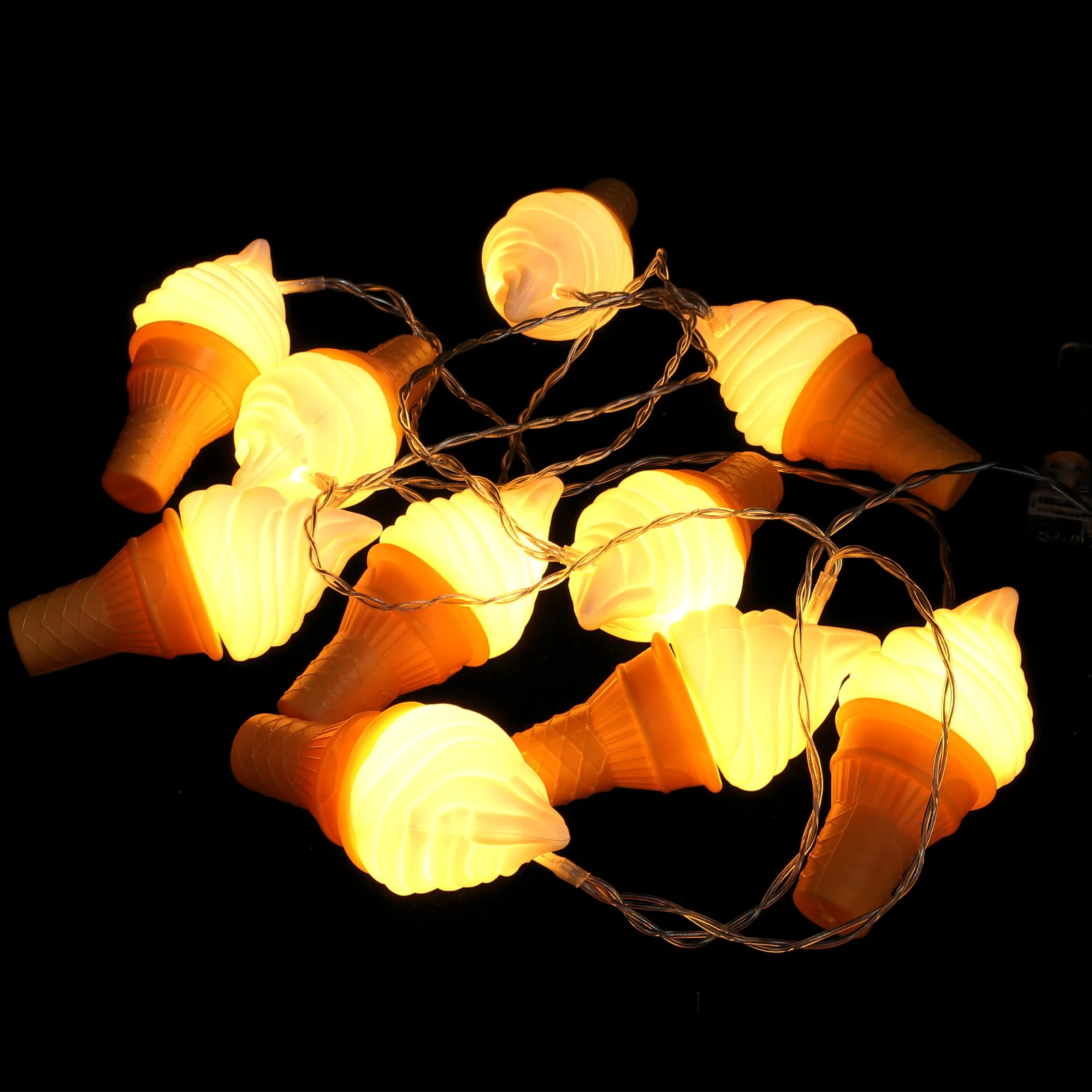 

String Lights LED Sundae Shaped Fairy Lights String Lamp Birthday Party Layout Lights Restaurant Garden Home Decor String Lights