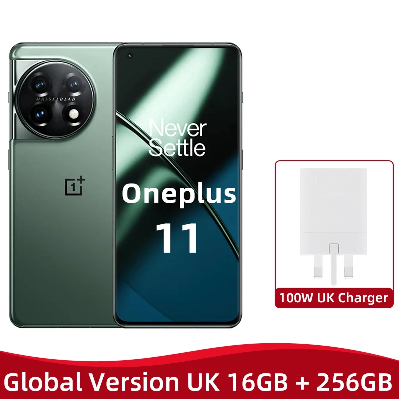 OnePlus 11 5G Global Version 16GB 256GB Snapdragon 8 Gen 2 2K 120Hz AMOLED  Display 100W