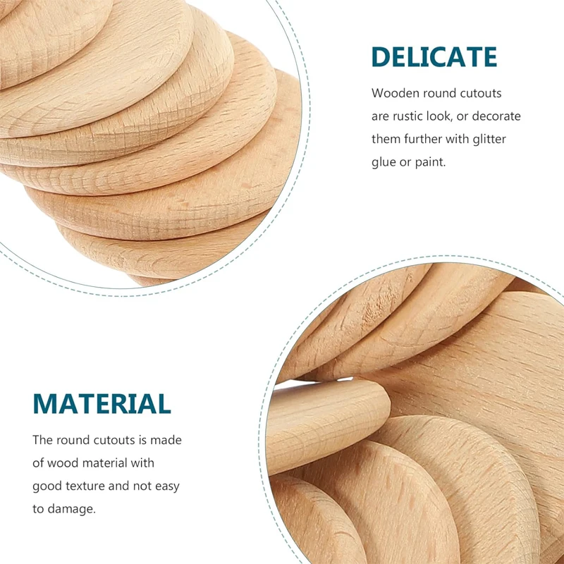 Tagliere Tondo In Legno Di Abete Con Diametro Cm. 25