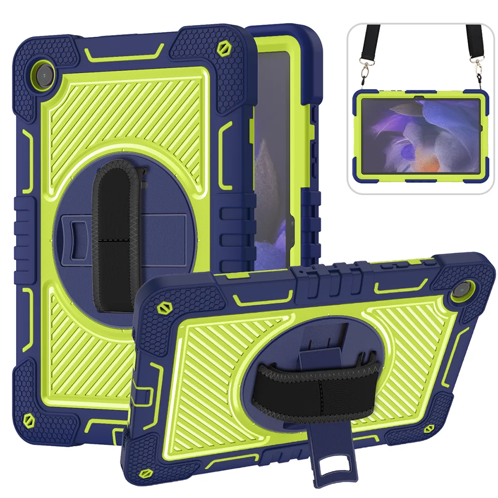 Per Samsung Galaxy Tab A9 Plus 11 Pollici Sm-X210 Sm-X216B Sm-X218U360 Cinturino Rotante/Custodia Per Cavalletto Spalline 2023