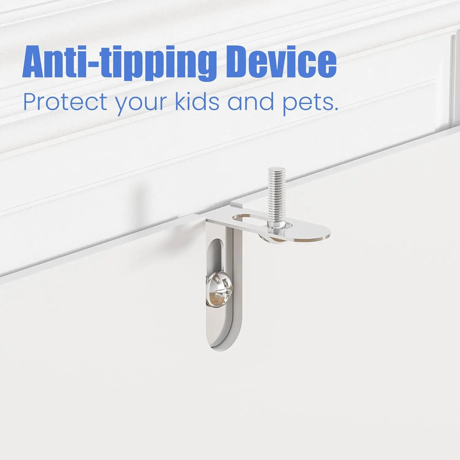 71" Tall Freestanding Pantry Cabinet, 4 Doors with Adjustable Shelves, Larder & Kitchen Hutch Cabinet