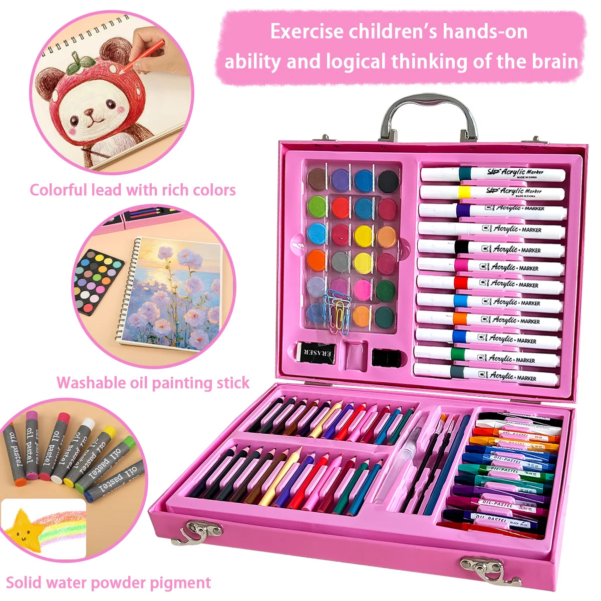 Kids Watercolor Painting Set 3