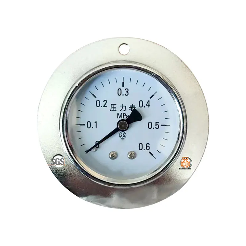 

50mm precision pressure gauge measures water pressure
