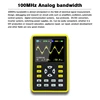FNIRSI 5012H Handheld Digital Oscilloscope 500MS/s Sampling Rate 10MHz Analog Bandwidth 2.4 Inches Support Waveform Storage 6