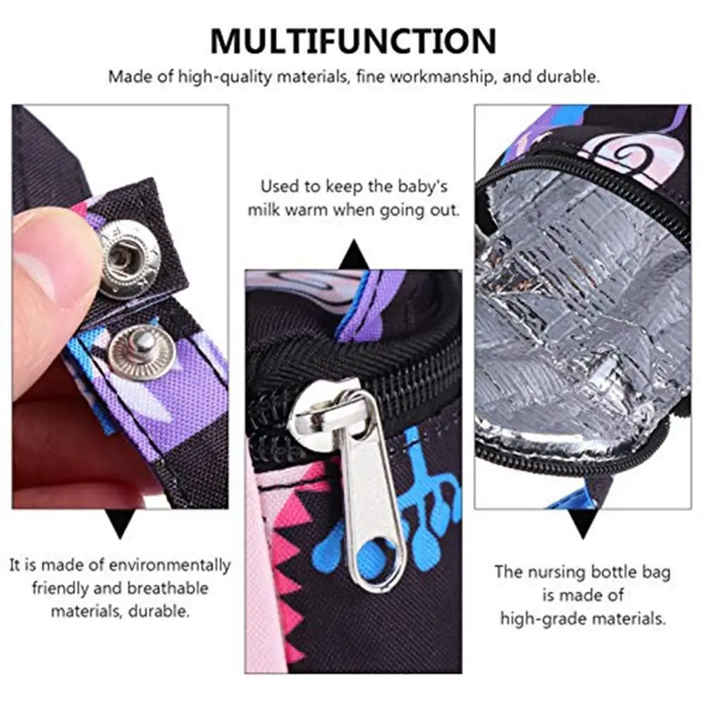 Insulated Baby Bottle Warmer Bag for Strollers