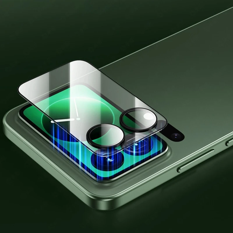 3D Camera Lens Screen Protectors with Back Sticker Protective Film Cover