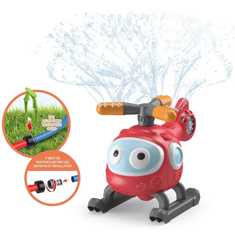 Garden Sprinkler Outdoor Water Spray Toy Backyard Garden Water Toys Summer Yard Cartoon Splash Sprinkler for Kids