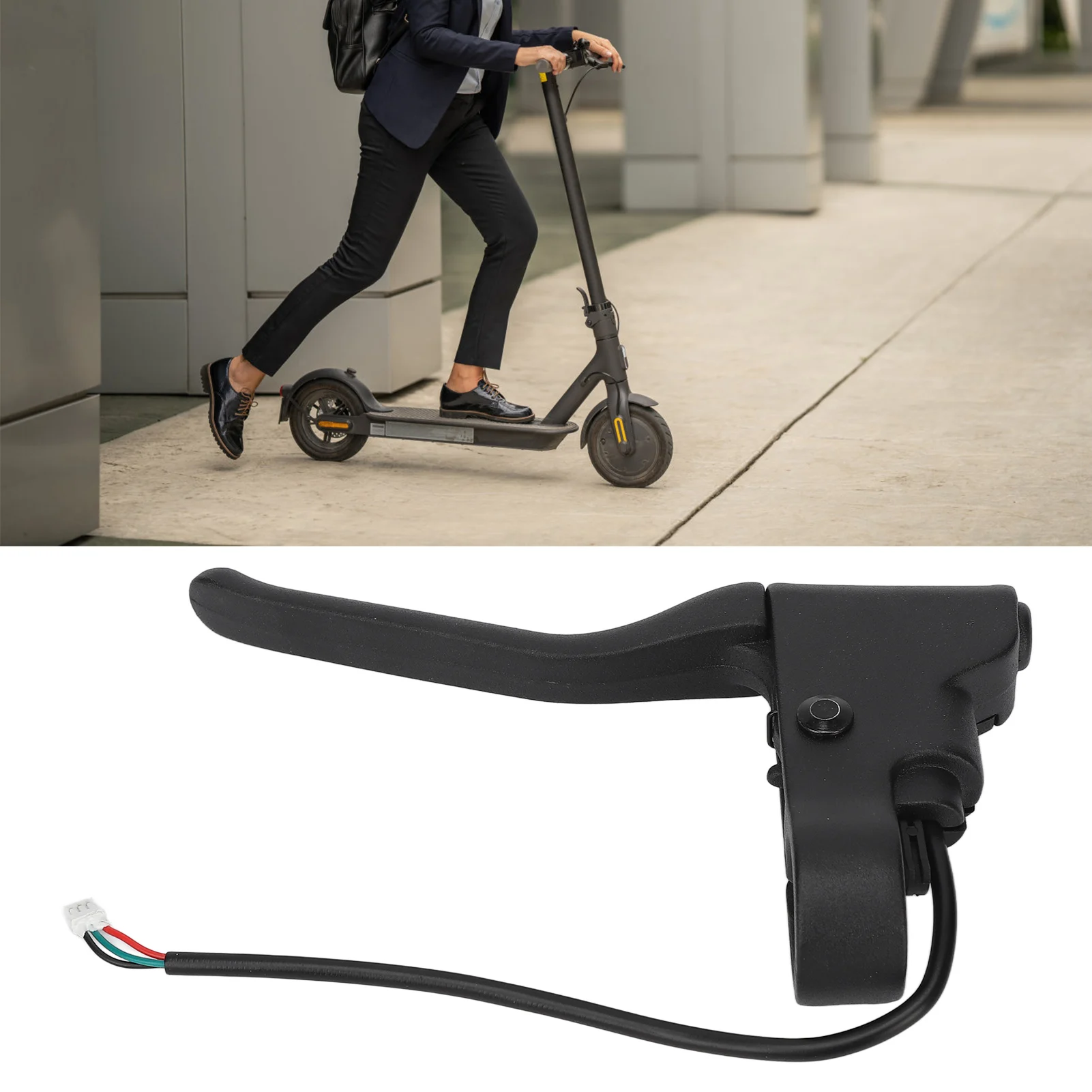 

Electric Scooter Brake Handle Waterproof Ergonomic Prevent Slip Brake Lever Spare Parts For Brake Assembly Kit