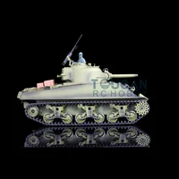 1/16 2.4G Heng Long TK7.0 Plastic Version Sherman M4A3 3898 RTR RC Tank Model Gift For Boy TH17665 1