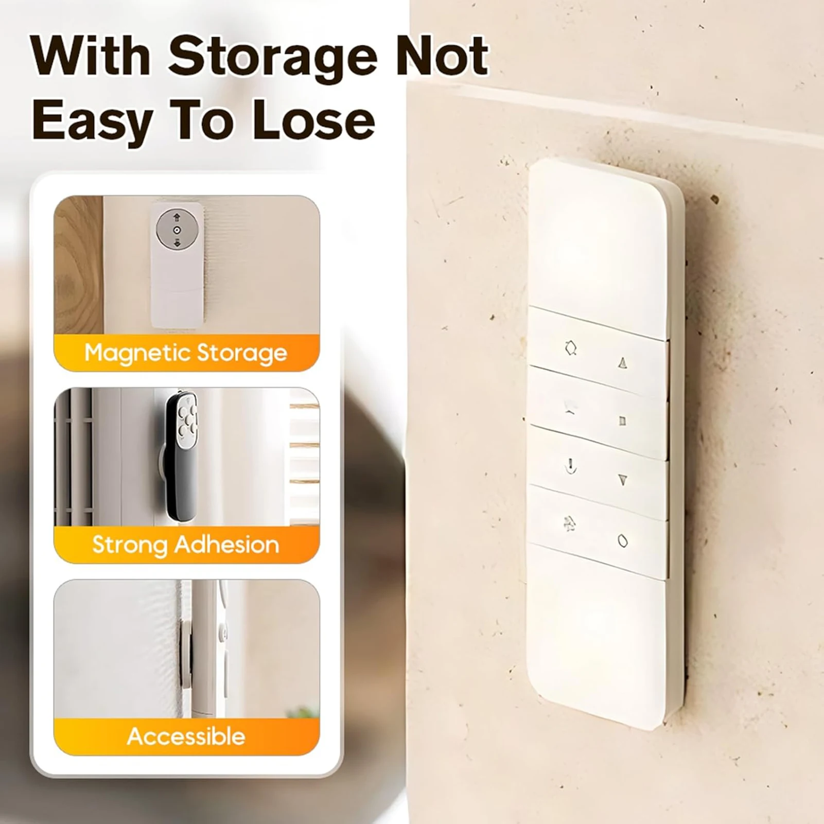 Magnetic Wall-Mount Self-Adhesive Organizer and Storage Hook