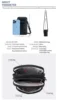 Lightweight Crossbody Messenger Bag, Women's Cow Leather Small Shoulder Purse, Multi Compartment Pocket, Vertical Phone Bag 4