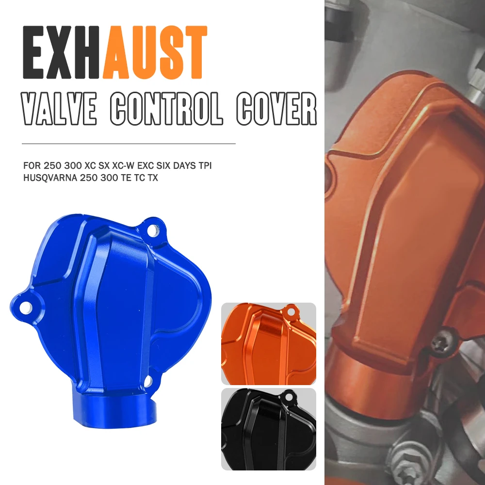 

Motorcycle Exhaust Control Cover for 250 300 XC XC-W SX EXC Six Days TPI Gas Gas 250/300 EC/EX/MC Husqvarna 250/300 TE/TC/TX
