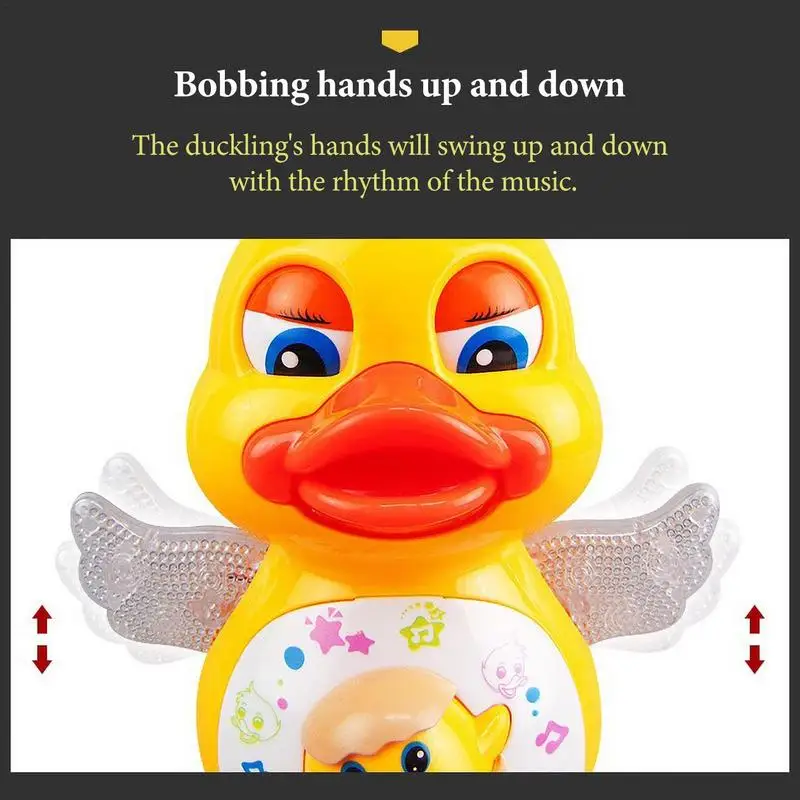 Dancing Duck Musical Toys Children Dancing Duck Toy Cartoon Musical Electric Dancing Duck Toy  for Infants Babies Kids Gifts 4