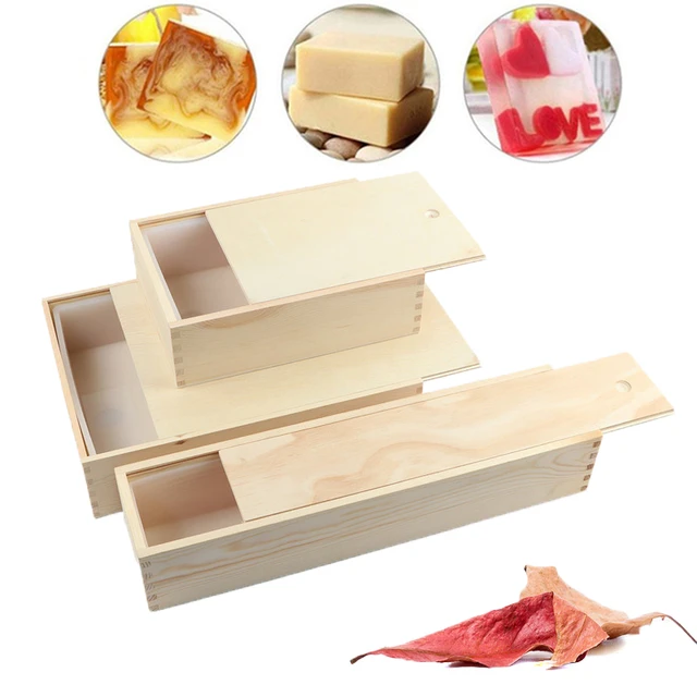 Large Rectangle Silicone Soap Mold Wooden Box With Lid Handmade Form Soap  Making Tools Diy Cake Toast Loaf Baking Mould Supplies - Soap Molds -  AliExpress