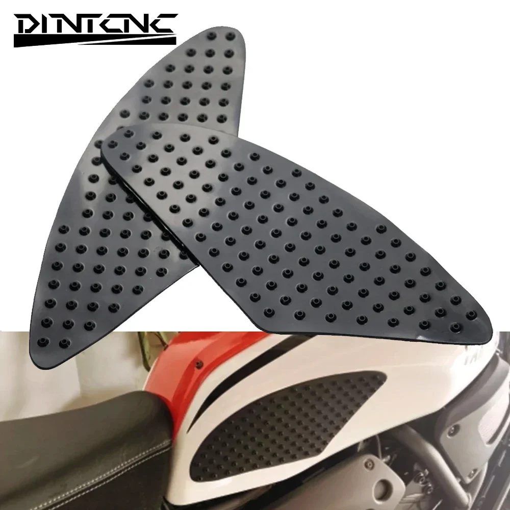 탱크 트랙션 패드 미끄럼 방지 스티커, 야마하 XSR700 XSR900 XSR 700 900 오토바이 사이드 데칼, 가스 무릎 그립 보호대 고무