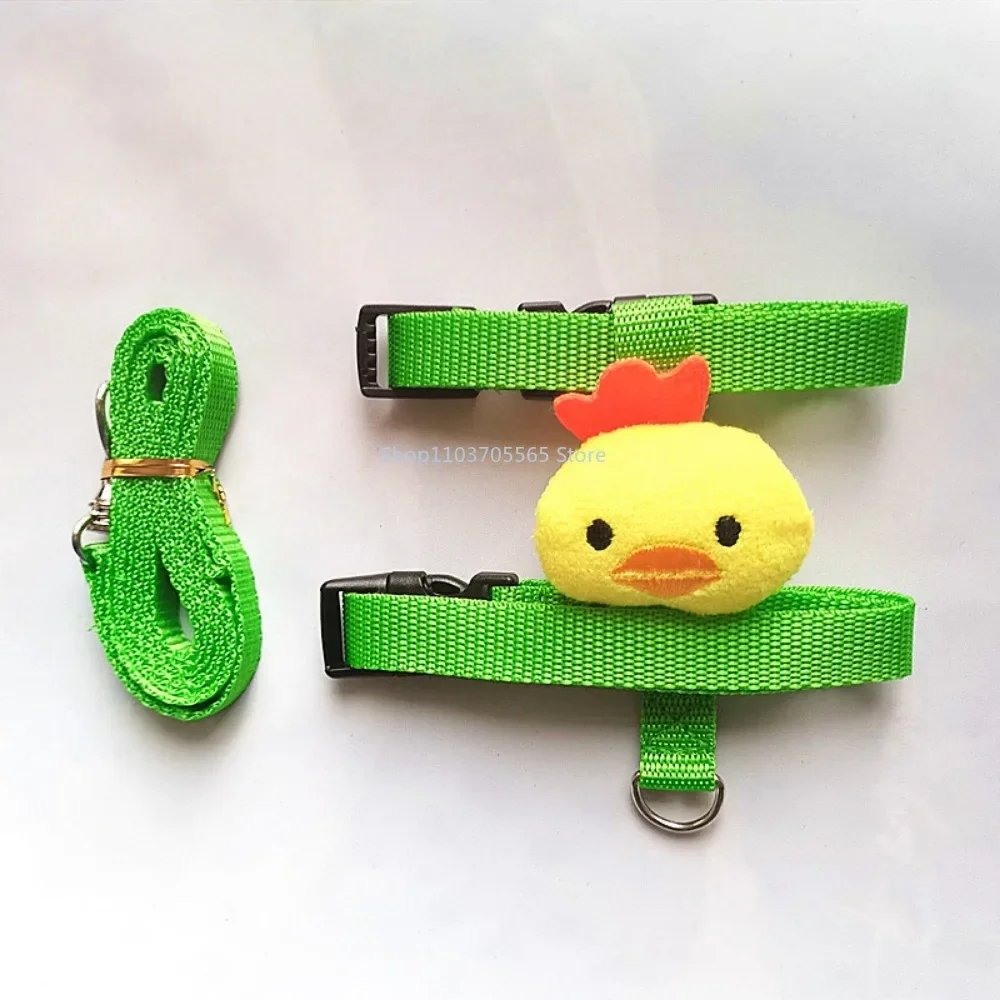 Cartoon Rabbit Harness and Leash Set Walking Adjustable Pet Harnesses for Small Animals Bunny Guinea Pig mascotas Accessories