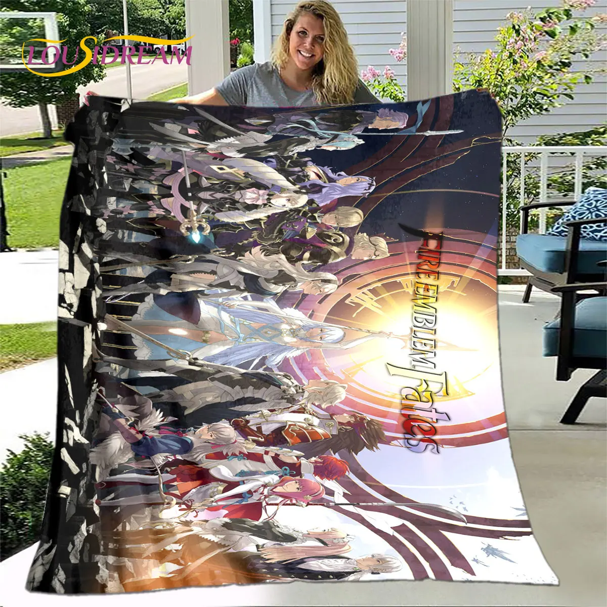 Fire Emblem Series Game Gamer Soft Plush Blanket,Flannel Blanket Throw Blanket for Living Room Bedroom Bed Sofa Picnic Cover Kid