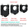 Motorcycle Handlebar Risers 22mm 7/8" Mounting Clamps For BMW R1200R F800ST F700GS F650G F650CS G650GS R1100GS R1150GS R850GS 4