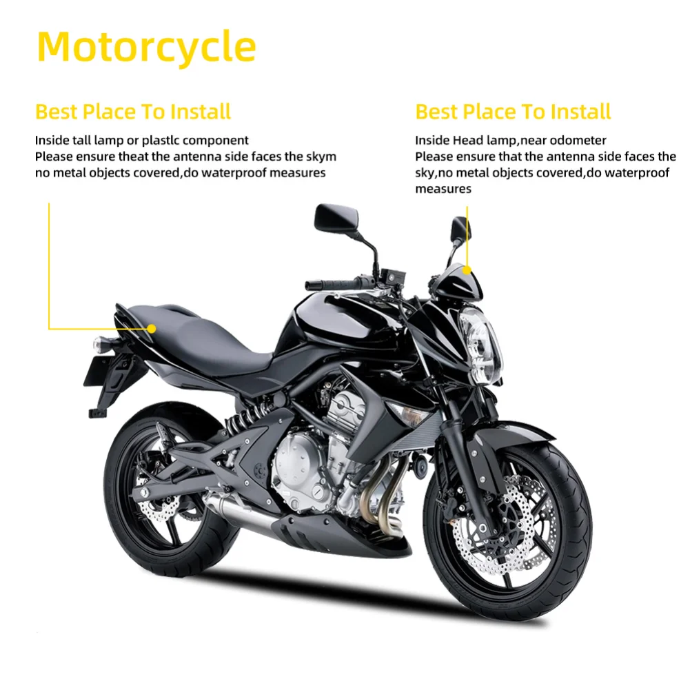 4G Car GPS Tracker Universal APP Real-time Tracking Oil Cut Off Lock Car SOS Alarm Remote Control Bike Motorcycle Tracker