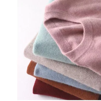 Vendita calda Maglione da uomo in cashmere O-Collo Maglioni lavorati a maglia Manica lunga Pullover maschile Morbido caldo lana Abbigliamento moda Maglia di grandi dimensioni 1