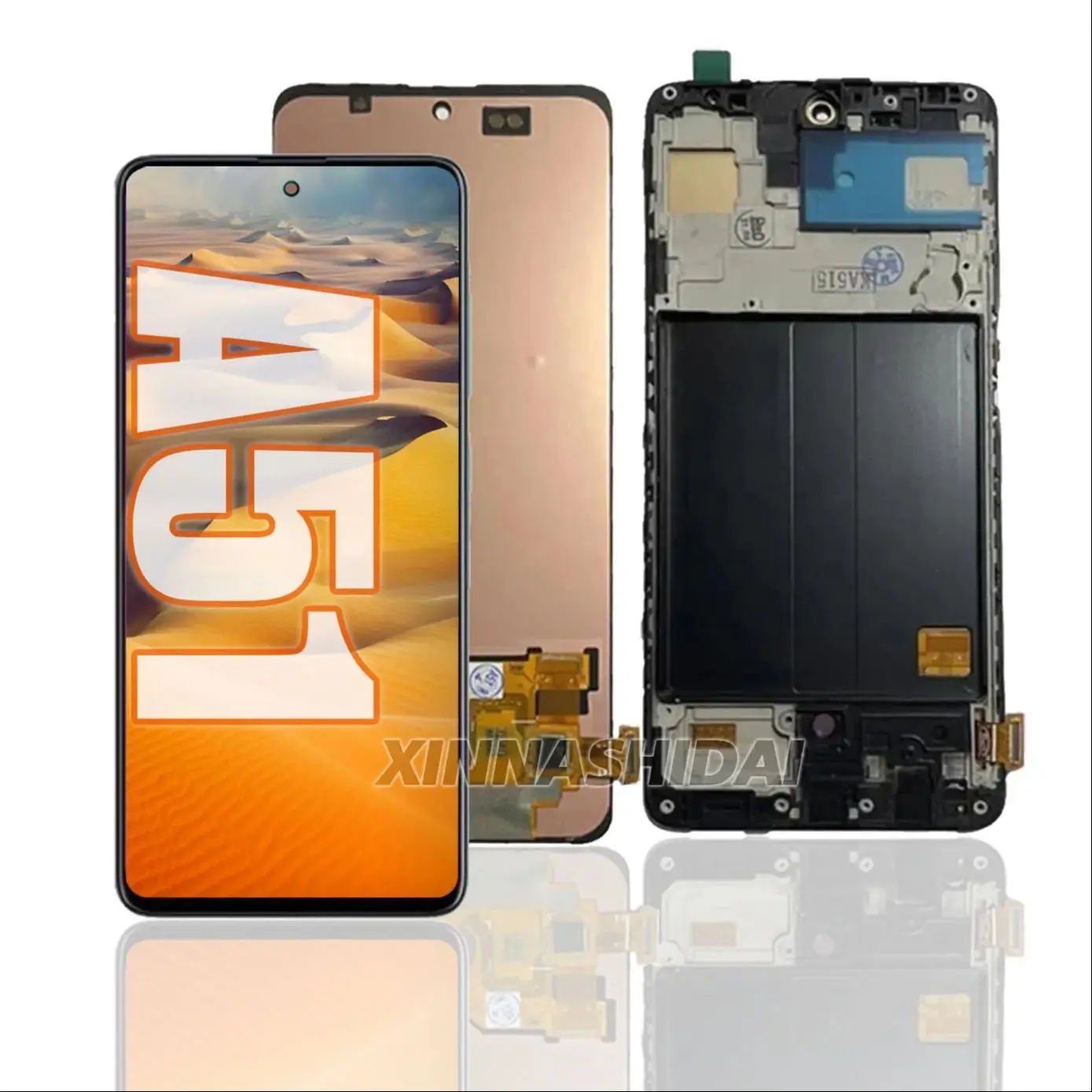 LCD 터치 스크린 디지타이저 어셈블리, 삼성 A51 SM-A515 SM-A515F LCD 디스플레이 교체