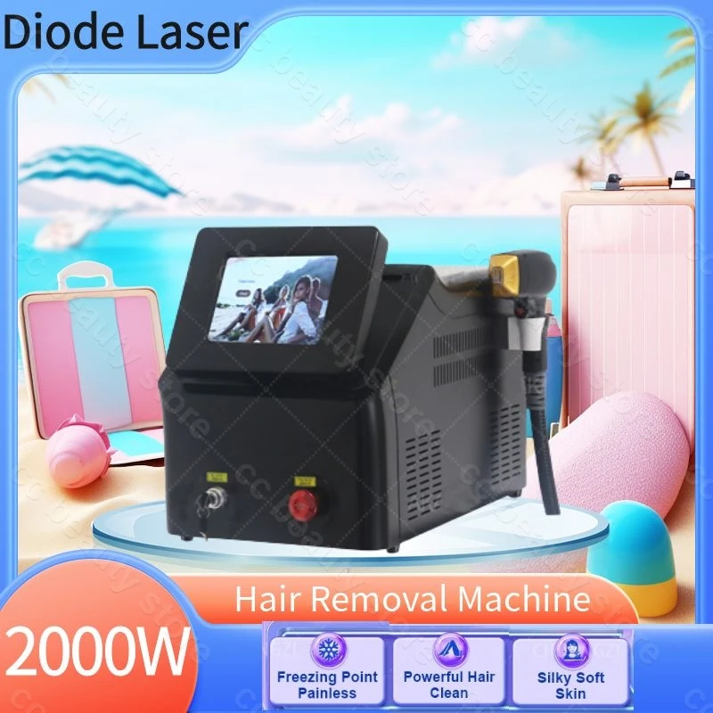 808 diode laser hair remover machine for ladies  ICE Triple Wavelength 755nm 808nm 1064nm  Skin Rejuvenation Machine