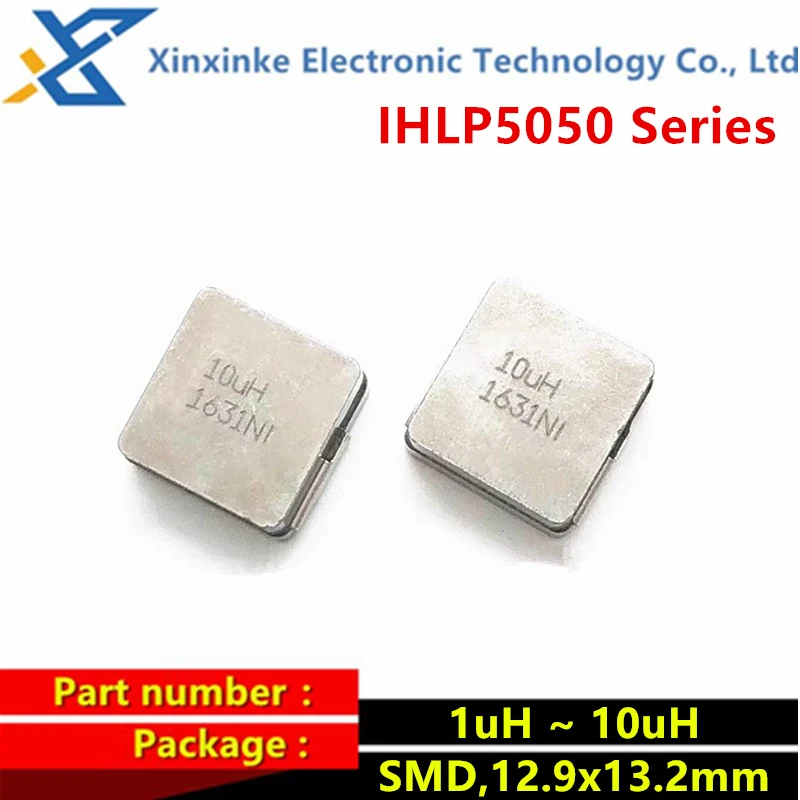 

IHLP5050FDER1R0M01 IHLP5050 Power Inductors - SMD 1uH ~ 10uH 20% High Power Choke 1.2uH 1.5uH 1.8uH 2.5uH 4.7uH 12.9x13.2mm