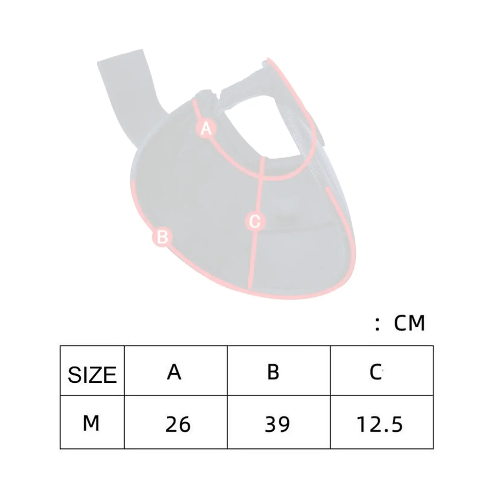 2Pcs Horse Bell Boots Horse Care Boot Durable 1680D Oxford Cloth Tear Resistant 6