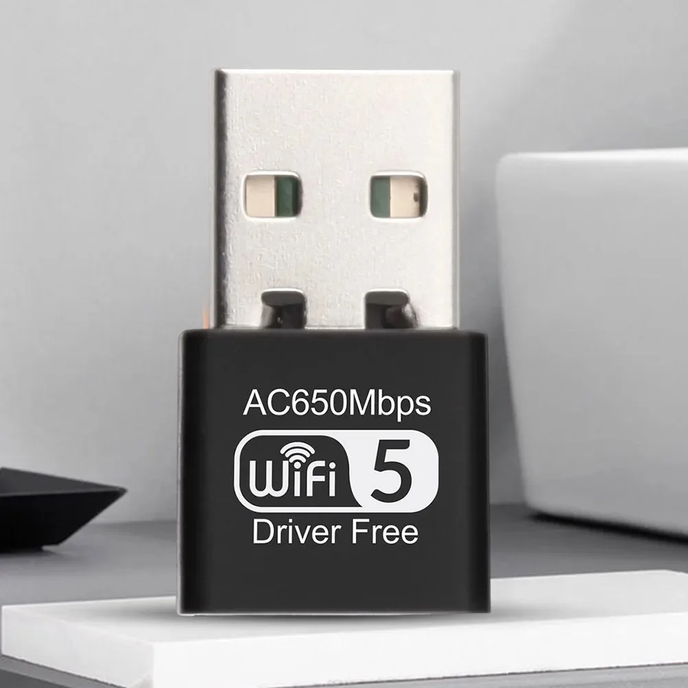 

USB Wi-fi адаптер 650 Мбит/с, 2,4 ГГц, 5,8 ГГц