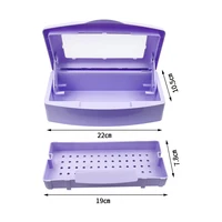 Stérilisateur dentaire pour fraises et pinces à épiler, boîte de désinfection, outil de manucure, désinfectant, outils de nettoyage 2
