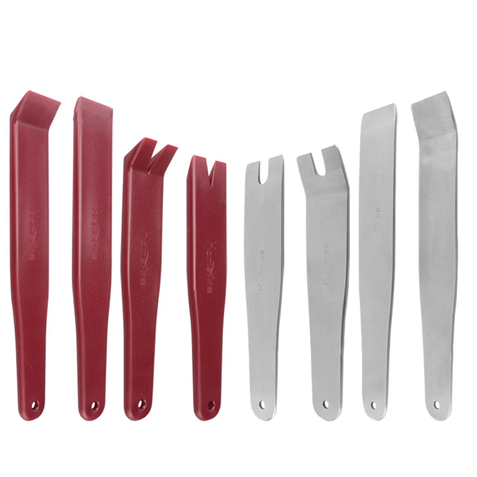 

High Quality Fastener Remover Installer Pry Tool Stainless Steel&Plastic Car Trim Panel Removal Tools Kit For Auto refit HM-898