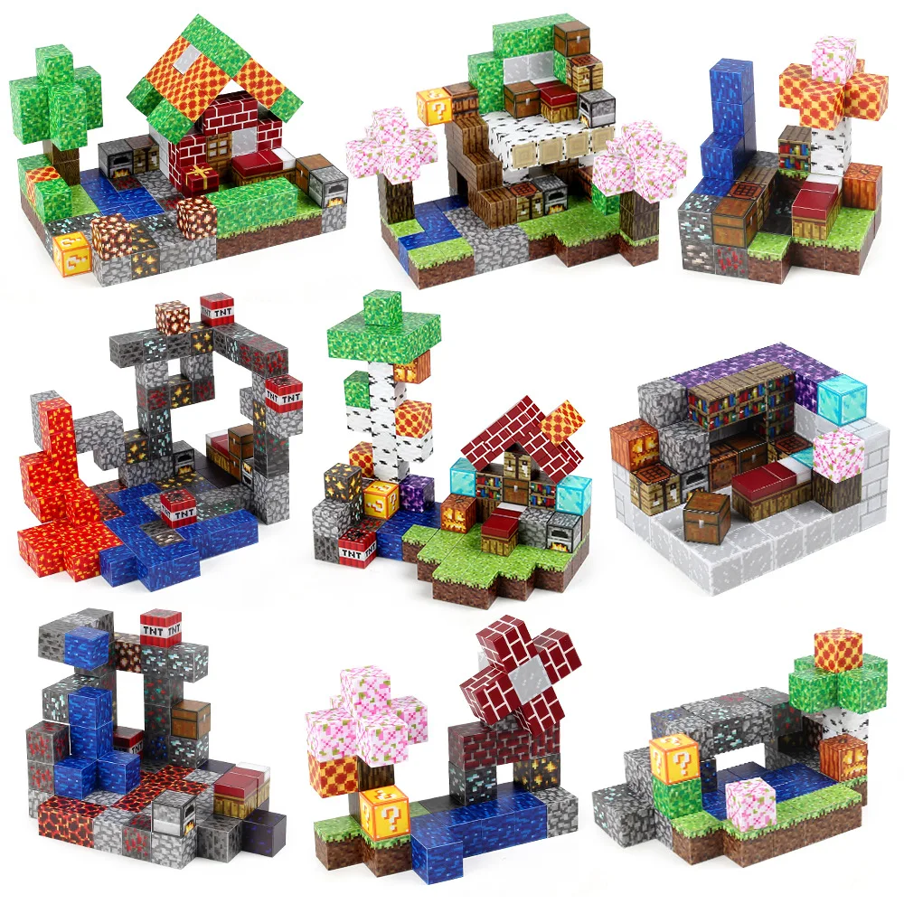 Enrich Your Child's Mind with this My World Magnetic Blocks Set Toy Gift for Christmas 2